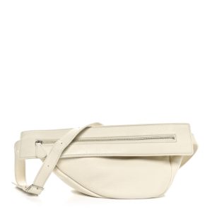 The Row Grained Calfskin Small Slouchy Banana Bag Ivory