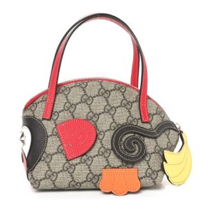 Gucci GG Supreme Monogram Children Zoo Monkey Bag Multicolor