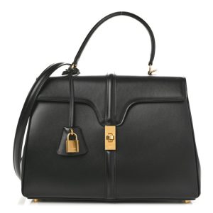 Celine Classique 16 Top Handle Bag Black
