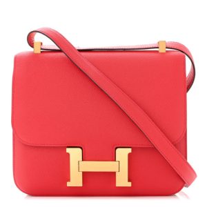Hermes Epsom Constance 24 Rouge de Coeur