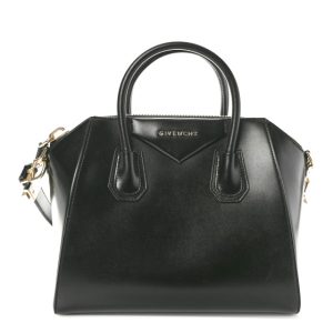 Givenchy Shiny Lord Calfskin Small Antigona Black