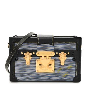 Louis Vuitton Epi Petite Malle Denim Light