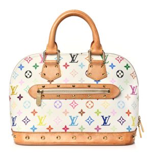Louis Vuitton Monogram Multicolor Alma White