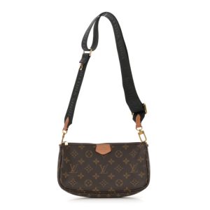 Louis Vuitton Monogram Multi Pochette Accessories Large Pochette Black