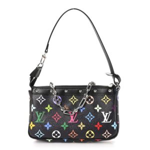 Louis Vuitton LV X TM Monogram Multicolor Pochette Accessories Black