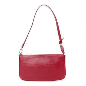 Louis Vuitton Epi Pochette Accessories NM Fuchsia