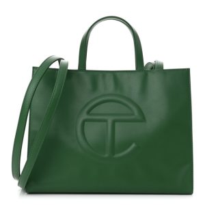 Telfar Vegan Leather Medium Shopping Bag Leaf