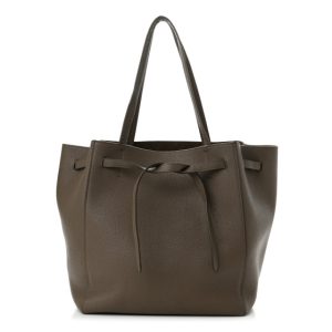 Celine Soft Grained Calfskin Small Belt Cabas Phantom Taupe