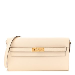 Hermes Epsom Verso Kelly Wallet To Go Nata Jaune Poussin