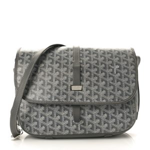 Goyard Goyardine Belvedere II MM Messenger Bag Grey