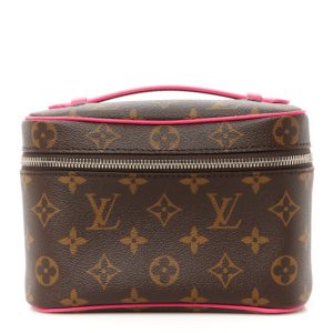 Louis Vuitton Monogram Macassar Nice Mini Pondichery Pink
