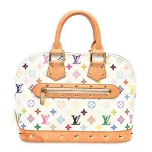 Louis Vuitton Monogram Multicolor Alma White