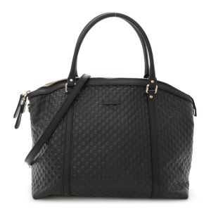 Gucci Soft Microguccissima Dome Satchel Black