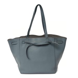 Celine Soft Grained Calfskin Small Belt Cabas Phantom Storm