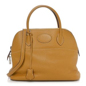 Hermes Taurillon Clemence Bolide 31 Curry