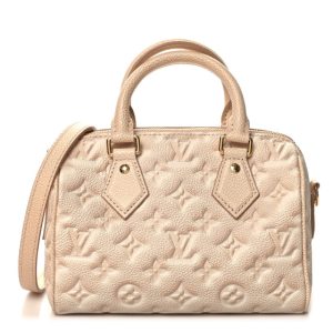 Louis Vuitton Empreinte Monogram Summer Stardust Speedy Bandouliere 20 Beige Clair