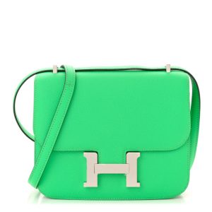 Hermes Epsom Constance 18 Vert Comics