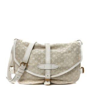 Louis Vuitton Monogram Mini Lin Saumur Dune