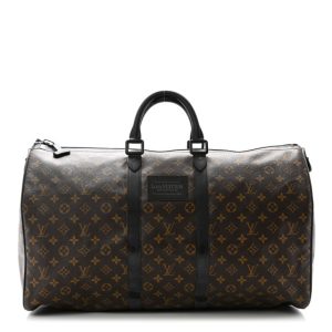 Louis Vuitton Monogram Waterproof Keepall Bandouliere 55