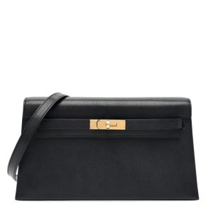 Hermes Chevre Chamkila Kelly Elan Black