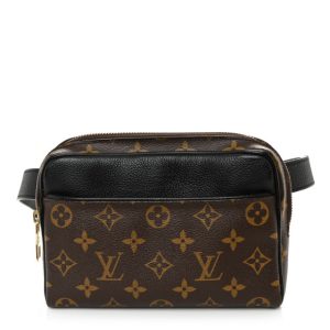 Louis Vuitton Monogram Uniformes Belt Bag Black