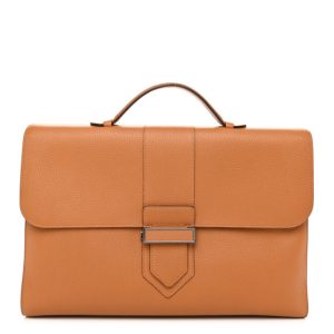 Delvaux Taurillon Crispe Cartable Presse I Vegetal