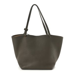 The Row Grained Calfskin Park Tote Three Elephant