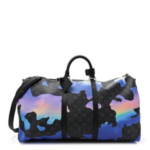 Louis Vuitton Sunset Monogram Eclipse Keepall Bandouliere 55