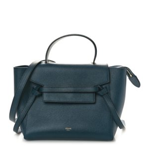 Celine Baby Grained Calfskin Micro Belt Bag Deepsea