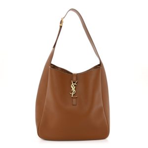 Saint Laurent Supple Calfskin Large Le 5 A 7 Soft Hobo Fox