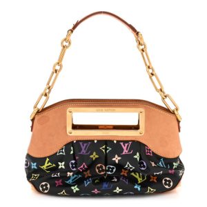 Louis Vuitton Monogram Multicolor Judy PM Black
