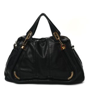 Chloe Calfskin Medium Paraty Black