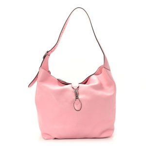 Gucci Amour Grane Calfskin Medium Jackie 1961 Crossbody Bag Sugar Pink