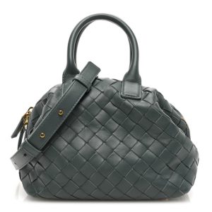 Bottega Veneta Nappa Intrecciato Mini Bauletto Slate