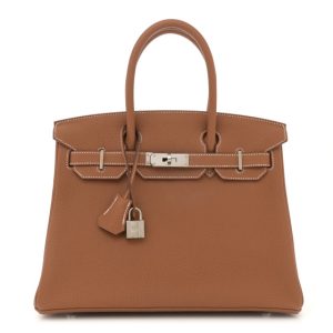 Hermes Togo Birkin 30 Gold