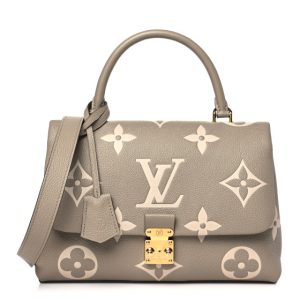 Louis Vuitton Empreinte Monogram Giant Madeleine MM Dove Grey Beige