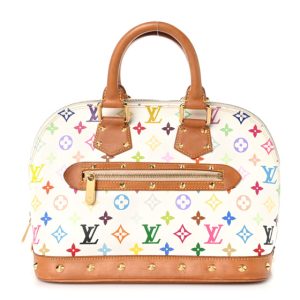 Louis Vuitton Monogram Multicolor Alma White