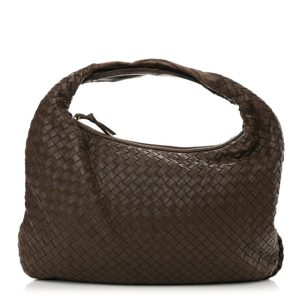 Bottega Veneta Nappa Intrecciato Medium Veneta Hobo Ebano