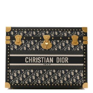 Christian Dior Oblique Vespa Top Trunk Blue