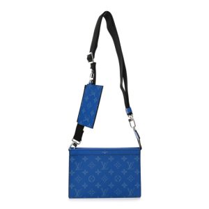 Louis Vuitton Monogram Gaston Wearable Wallet Agave Blue