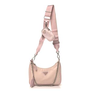 Prada Nylon Re-Edition 2005 Shoulder Bag Alabastro