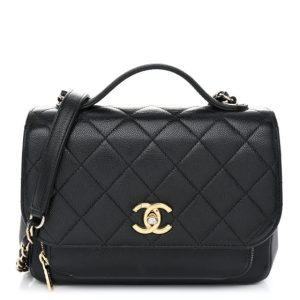 Chanel Caviar Quilted Medium Business Affinity Flap Black