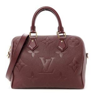 Louis Vuitton Empreinte Monogram Giant Speedy Bandouliere 25 Wine