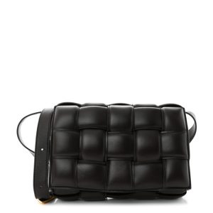 Bottega Veneta Nappa Maxi Intreccio Padded Cassette Crossbody Bag Fondente