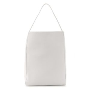 Khaite Pebbled Sport Calfskin Frida Tote Optic White