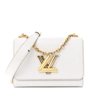 Louis Vuitton Epi Twist Shoulder Bag MM White