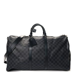 Louis Vuitton Damier Graphite Keepall Bandouliere 55