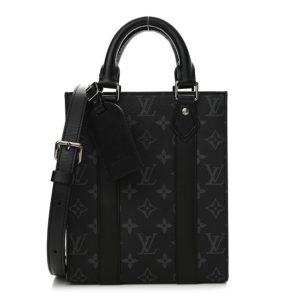 Louis Vuitton Monogram Eclipse Sac Plat Cross
