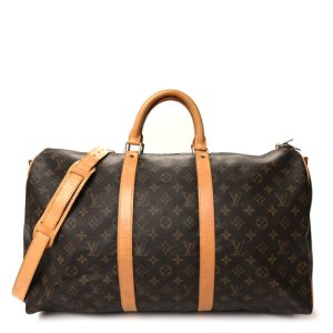 Louis Vuitton Monogram Keepall Bandouliere 50