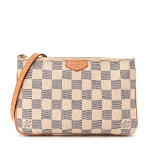 Louis Vuitton Damier Azur Double Zip Pochette